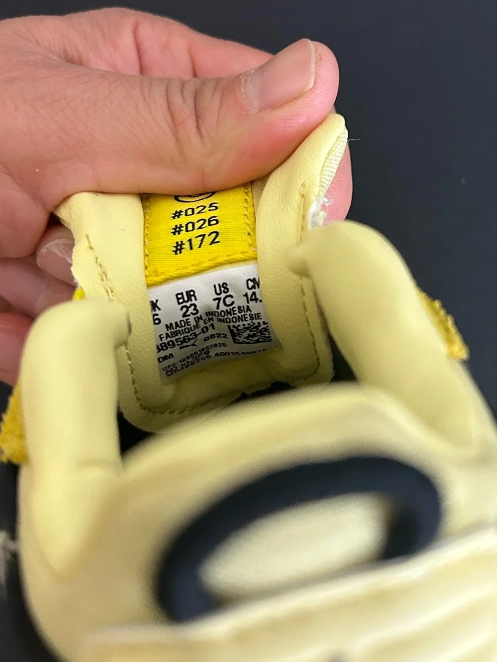 PUMA POKÉMON yellow PIKACHU Sneakers Boy Toddler Size 7C